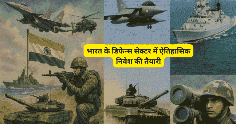 भारत के डिफेन्स सेक्टर में ऐतिहासिक निवेश की तैयारी